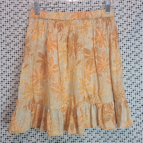 NWT Roxy ~ Face To Love Floral Mini Skirt Size Sm 🌼 - Picture 4 of 8